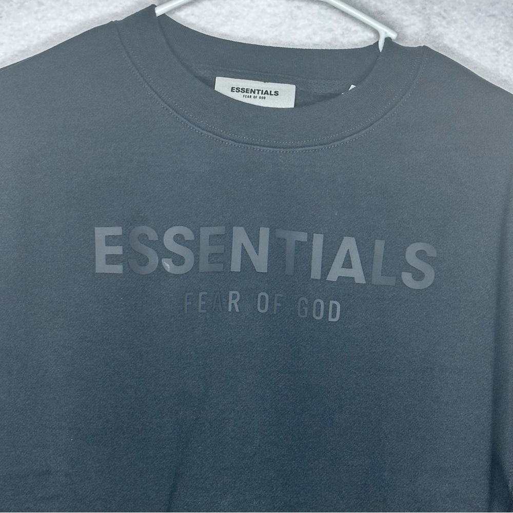 Fear of God Essentials Black Crewneck Sweater Size XL (size 12) - Picture 3 of 4